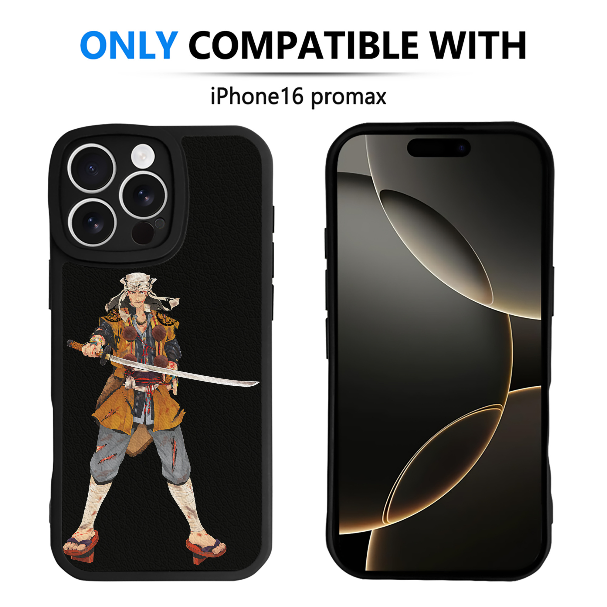 （画像用） 刀剣乱舞 Touken Ranbu 【iPhone 16シリーズ対応】シリコンスマホケース（レザー調） 材質：シリコン